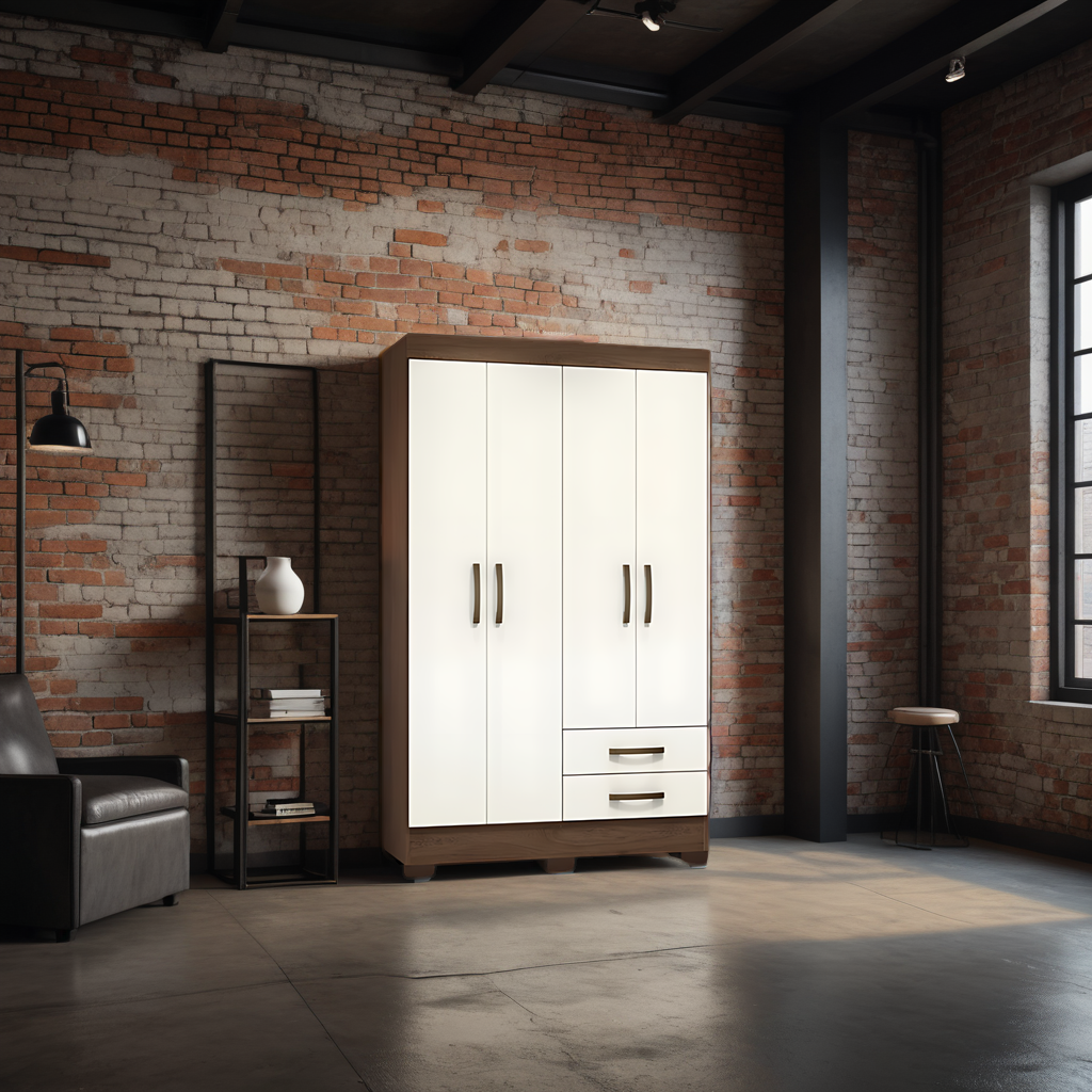 OSASCO 4 DOORS 2 DRAWERS WARDROBE CLW Africa OSASCO 4 DOORS 2 DRAWERS WARDROBE CLW Africa